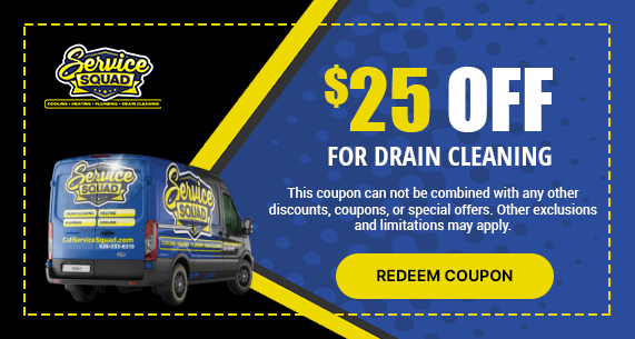 $25 Off For Drain Cleaning Coupon